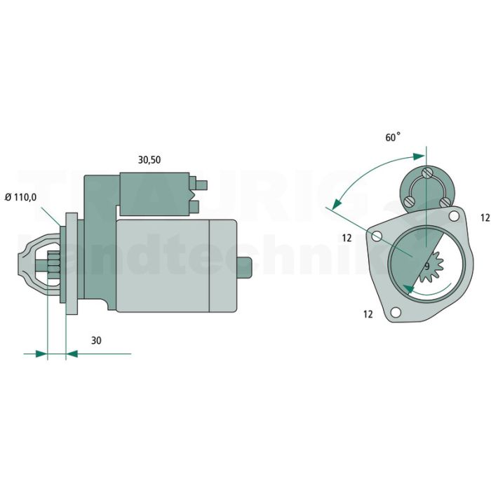Starter 24 V / 3,2 kW Starter 24 V / 3,2 kW