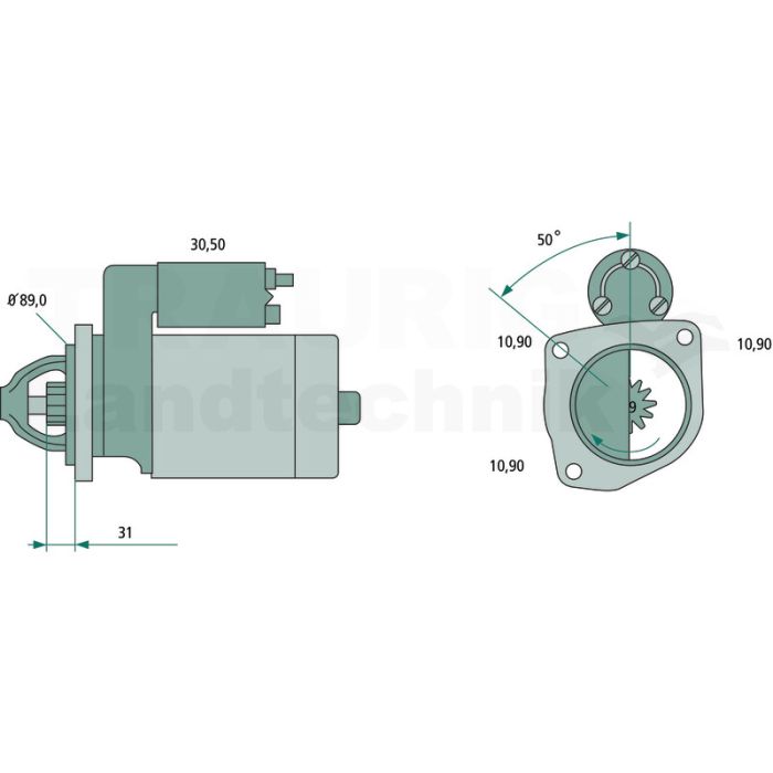 Starter 24 V / 4,0 kW Starter 24 V / 4,0 kW