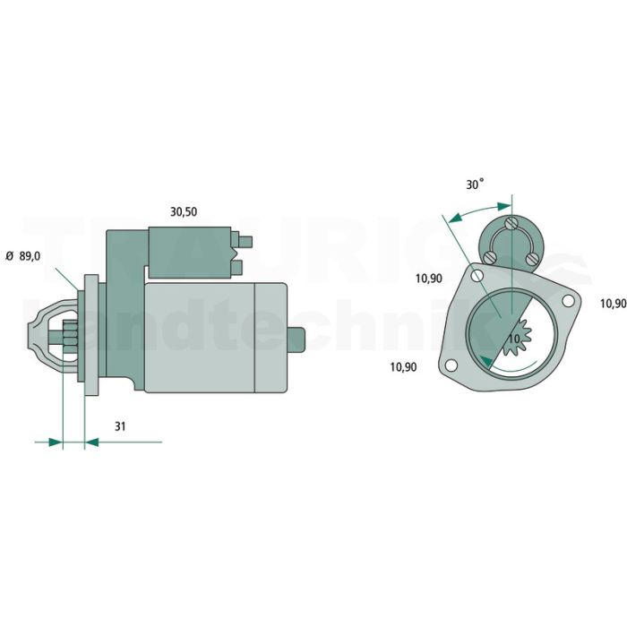 Starter 24 V / 4,0 kW Starter 24 V / 4,0 kW