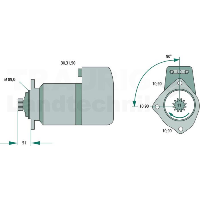 Starter 24 V / 5,5 kW Starter 24 V / 5,5 kW
