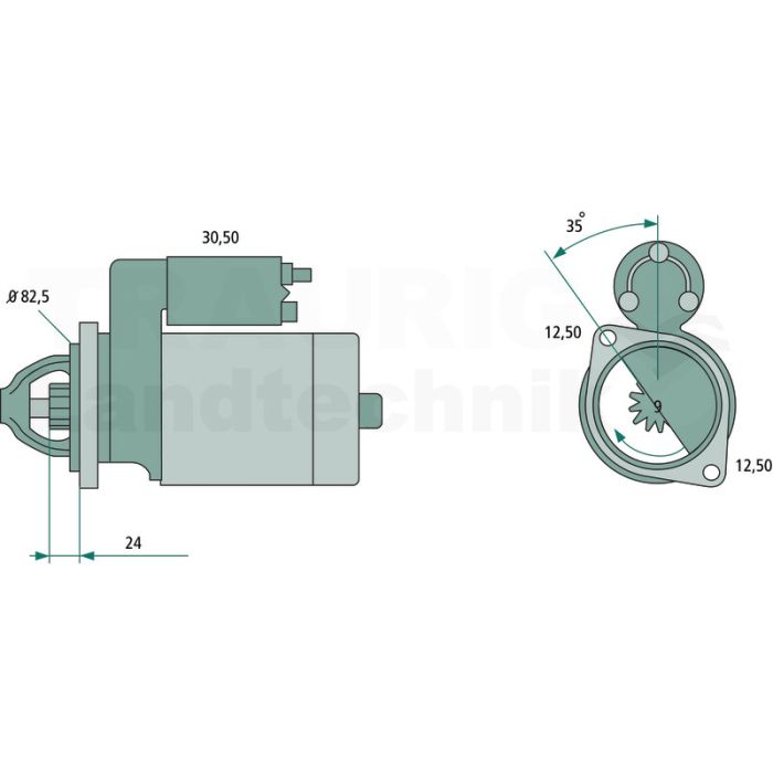 Starter 12 V / 1,9 kW Starter 12 V / 1,9 kW