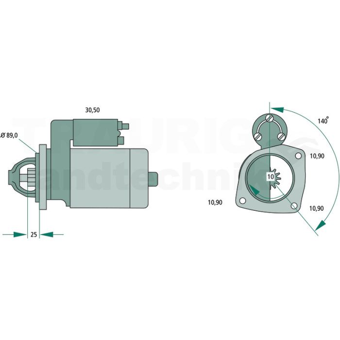 Starter 24 V / 4,0 kW