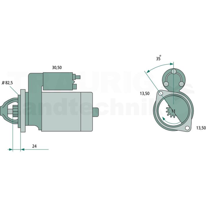Starter 12 V / 2,7 kW Starter 12 V / 2,7 kW