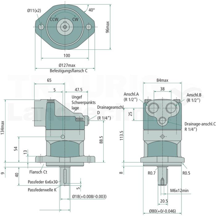 Kolbenmotor F11-005-MB-CV-K-000-0000-00