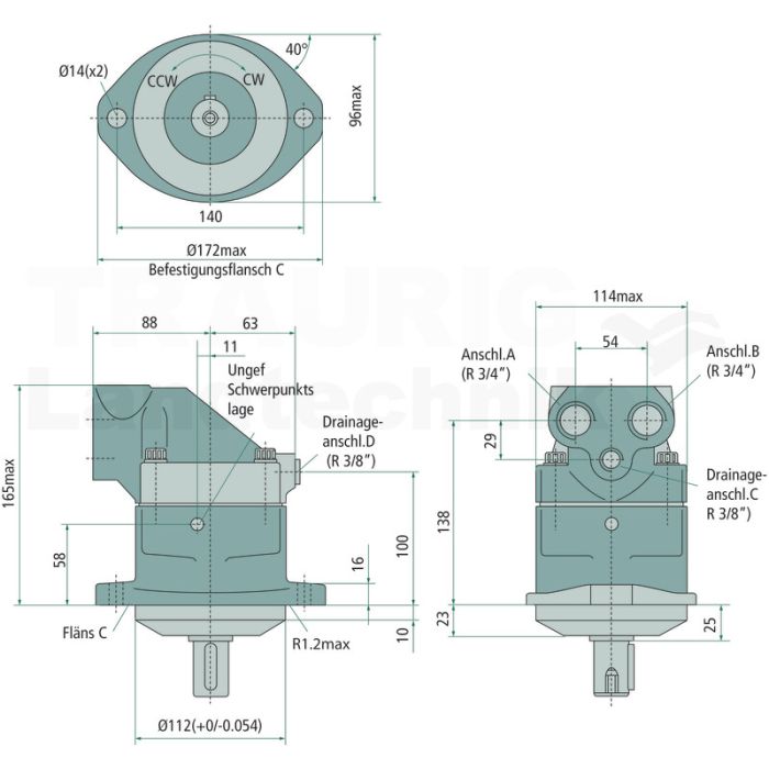 Kolbenmotor F11-019-MB-CV-K-000-0000-00