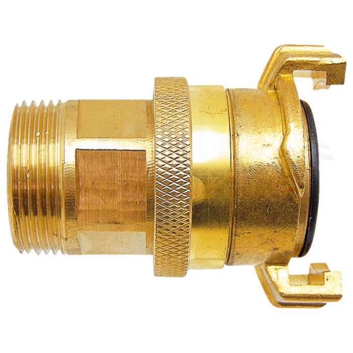 Messing-Saug/Hochdruckkupplung AG 1"