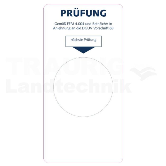 UVV Grundaufkleber ohne Logo UVV Grundaufkleber ohne Logo