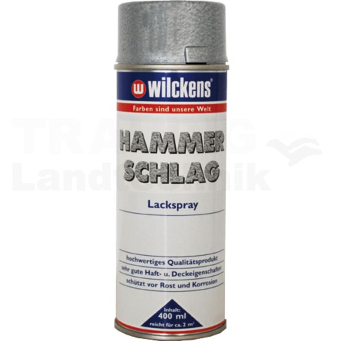 Hammerschlag-Lackspray silber