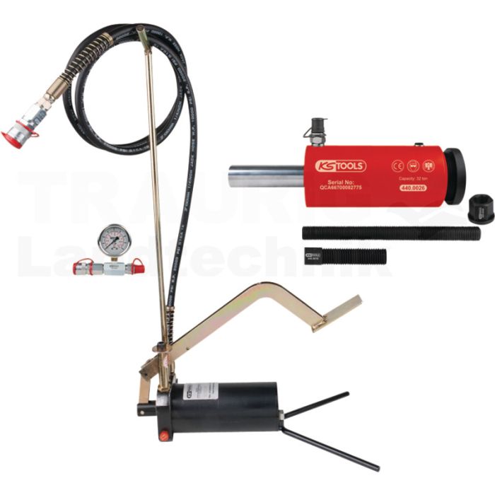 Hydraulik-Einheit 32t, m. Pumpe/Manometer,11tlg.