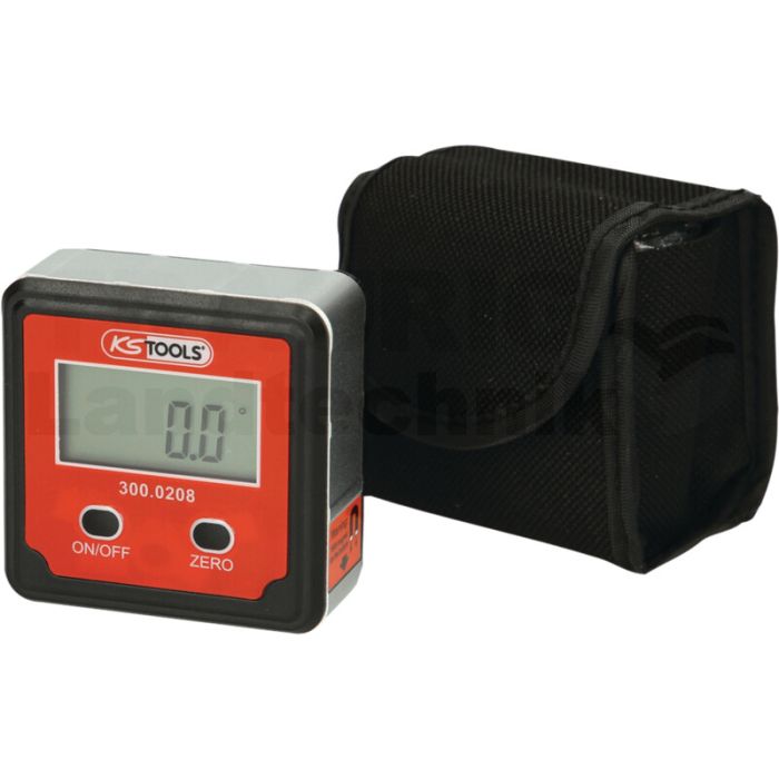 Digitale Wasserwaage mit Winkelmesser