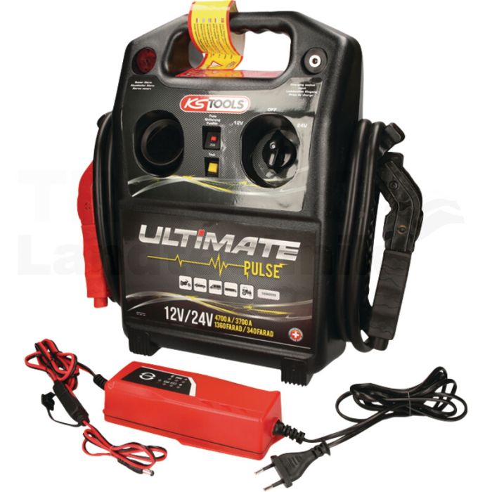 12 V / 24 V Kondensator-Booster - mobiles Starthil