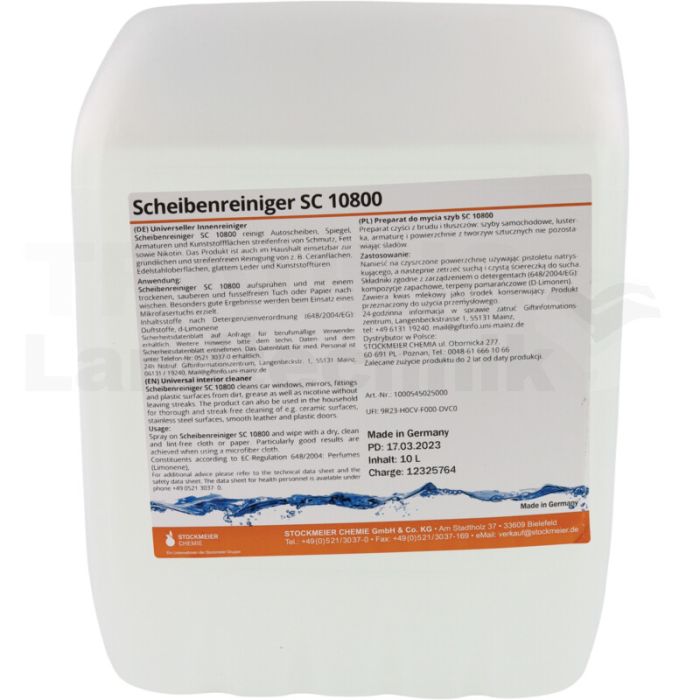 Scheibenreiniger/Glasreiniger 10 Liter