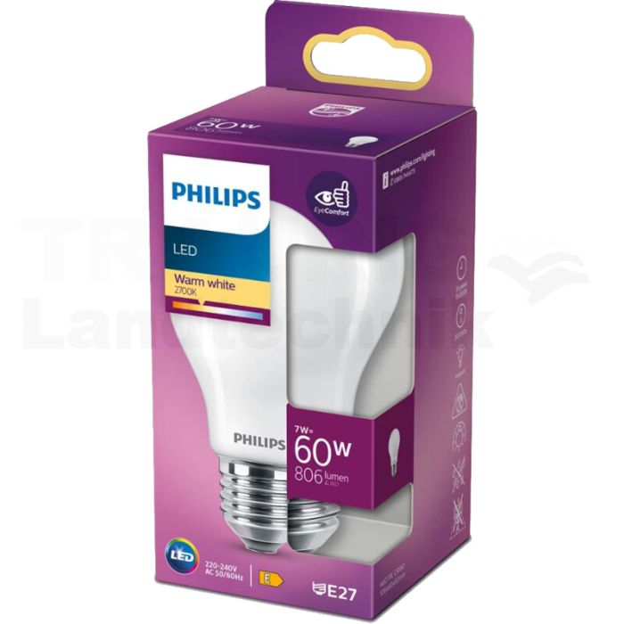 LED classic 60W A60 E27 WW FR ND