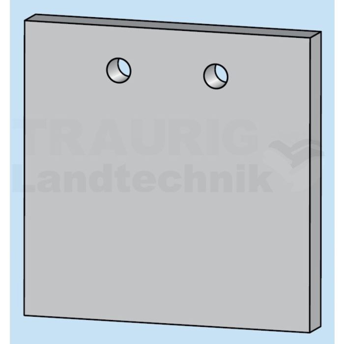 Anschweißplatte kurz für MX-F Verteiler