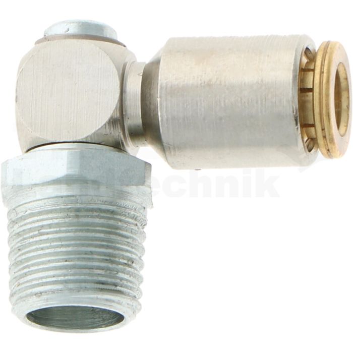 Drehgelenk mit Steckanschluss, Messing
