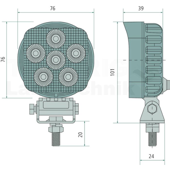 LED-Arbeitsscheinwerfer LED-Arbeitsscheinwerfer