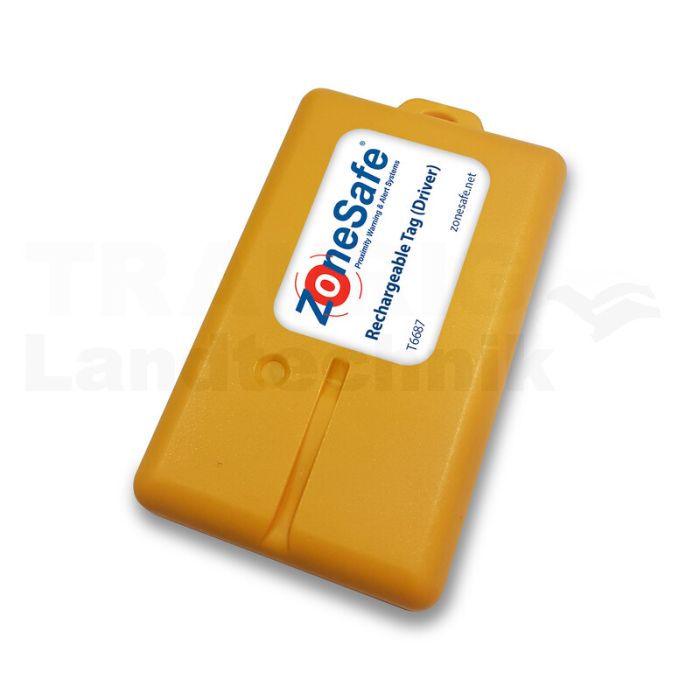 Fahrer Tag ''Zone Safe'' gelb