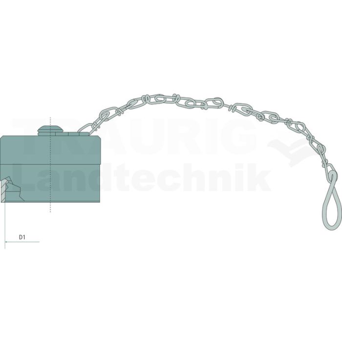 Staubkappe Muffe QRC-RH-19-DF-CN-W89-SI Staubkappe Muffe QRC-RH-19-DF-CN-W89-SI