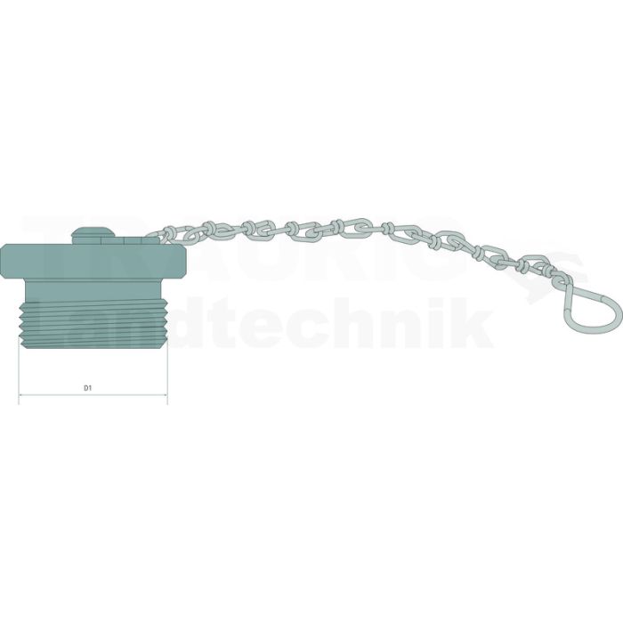 Staubstecker für Kupplungsstecker M54 Al Staubstecker für Kupplungsstecker M54 Al