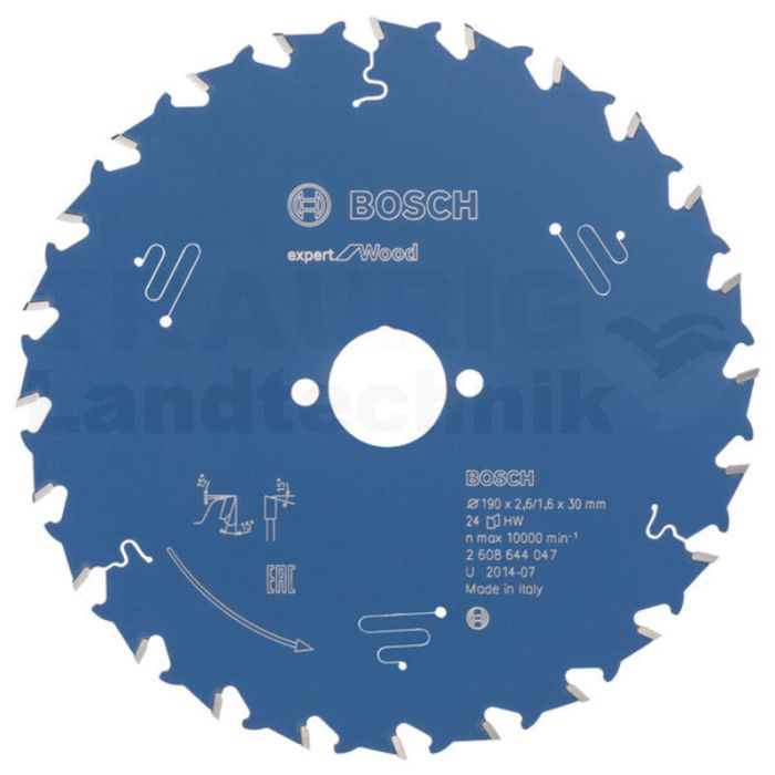 Kreissägeblatt EX WO H 190x30-24
