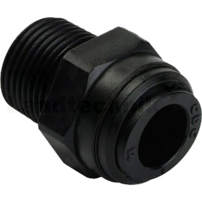 BF-GEk-10-R1/4-AC-sw, Gerade Einschraubv BF-GEk-10-R1/4-AC-sw, Gerade Einschraubv