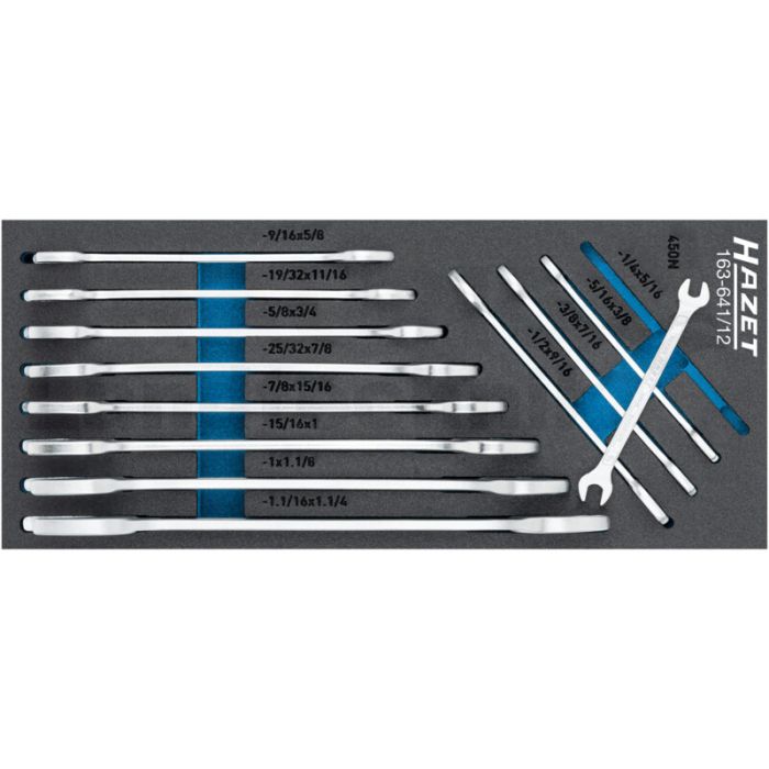 Zoll-Werkzeuge in Einlage 163-641/12