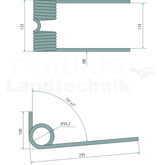 Striegelzinken VPE5 