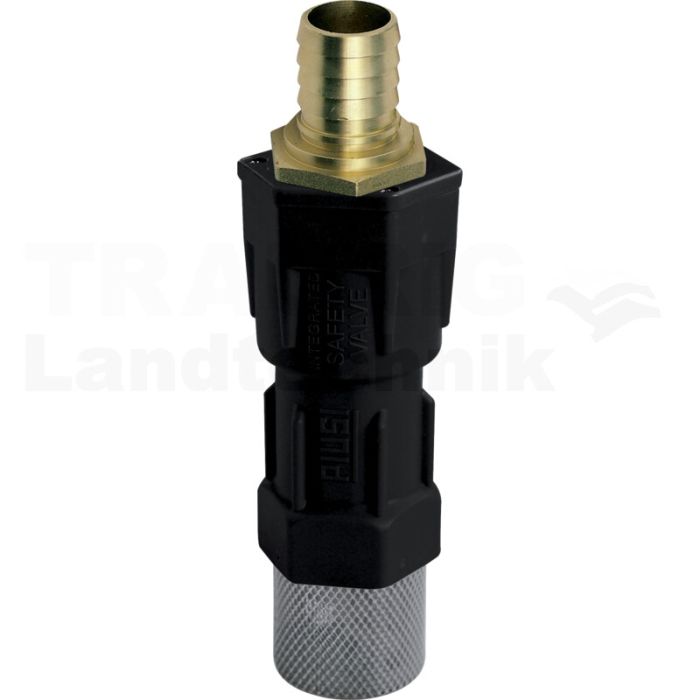 Saugventil mit INOX-Vorfilter 1"