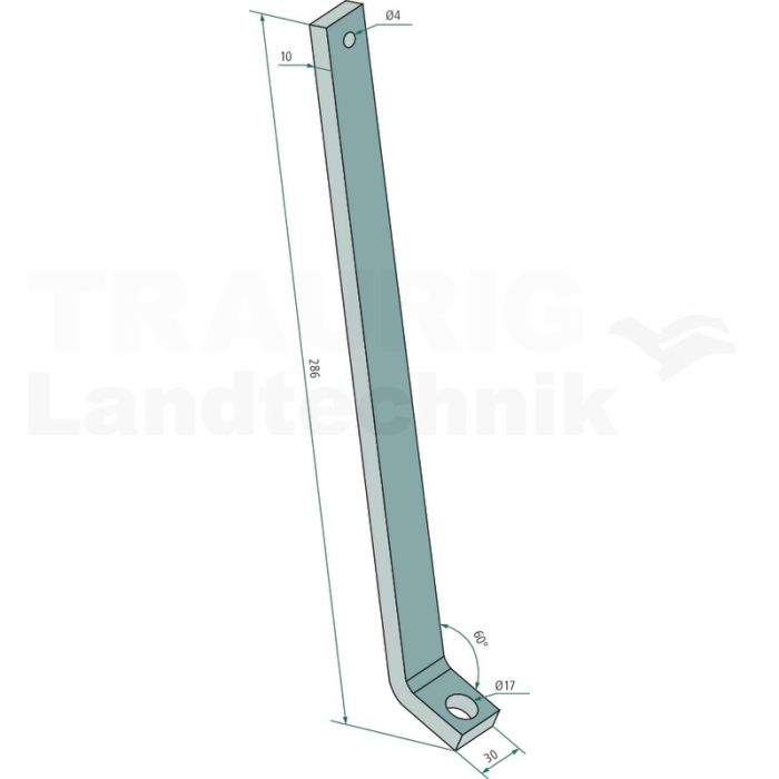 Haltearm für Fingerhacke 250mm / 290mm