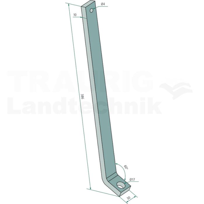 Haltearm für Fingerhacke 250mm / 290mm