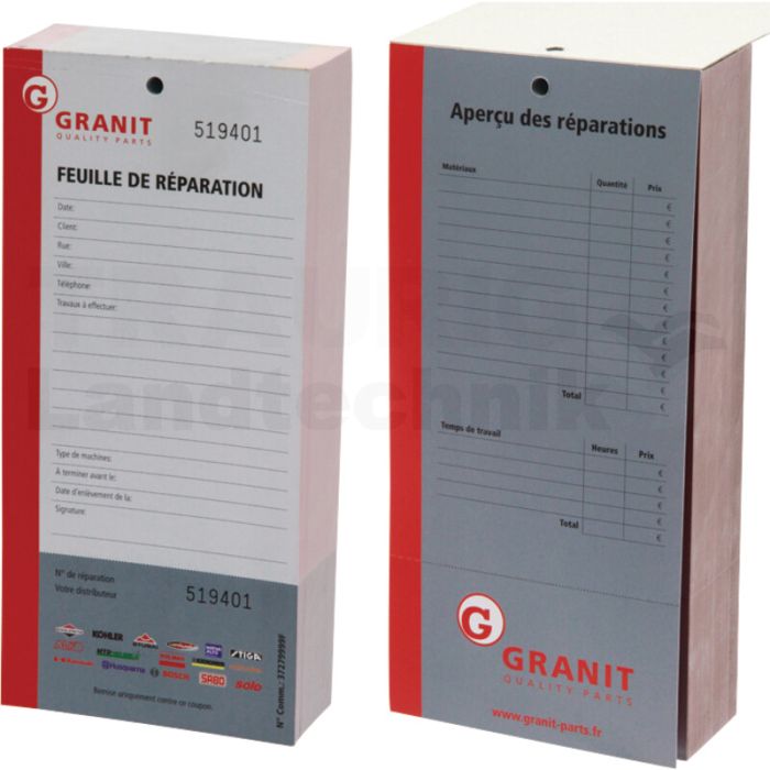 Reparaturkarte