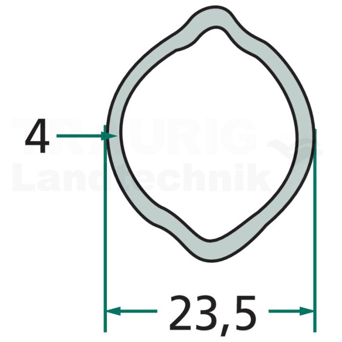 Profilrohr 1 m