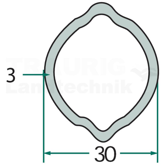 Profilrohr 1,5 m