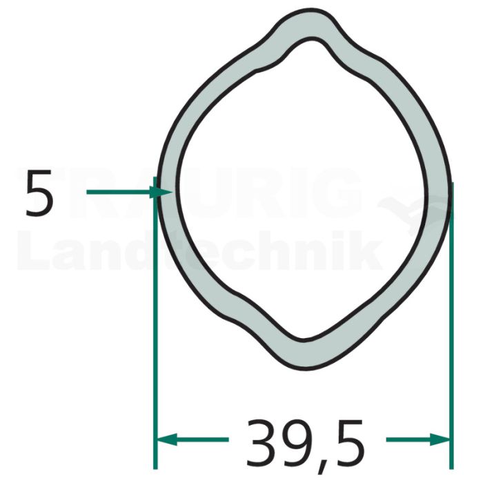 Profilrohr 1 m