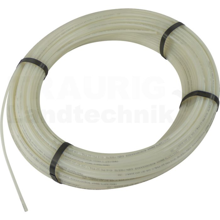 Kunststoffrohr 6 x 1,0 natur Rolle 100m