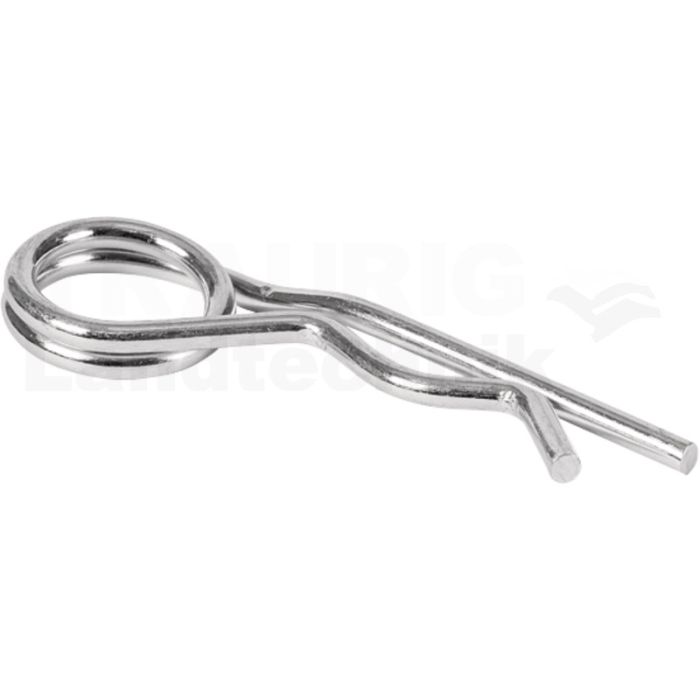 Federstecker, doppelt, Ø: 4mm, L: 85mm