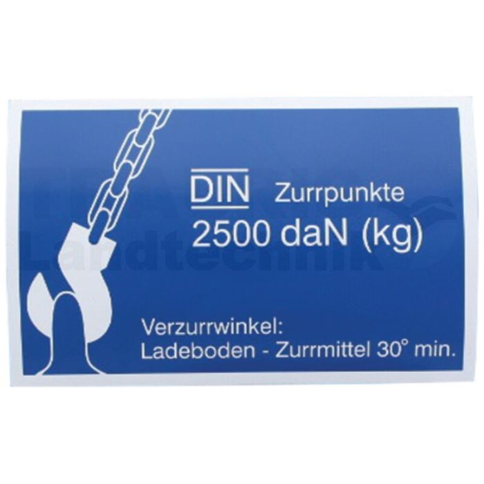 Aufkleber für Zurrpunkt Aufkleber für Zurrpunkt