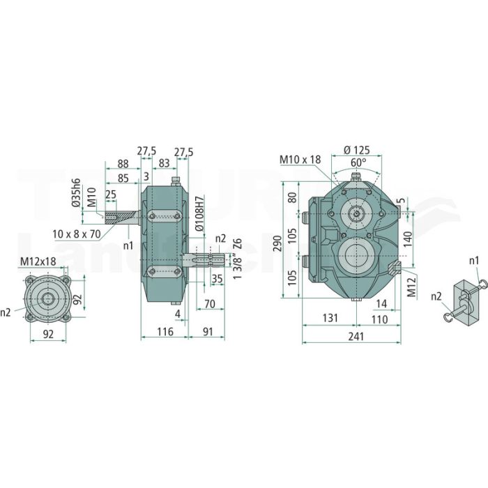 Stirnradgetriebe M7