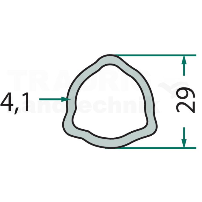 Profilrohr 1 m