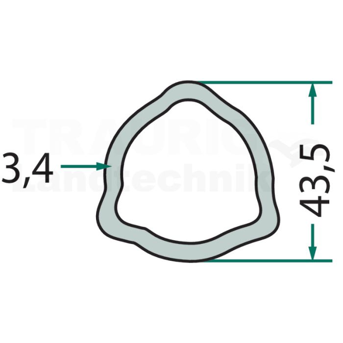 Profilrohr 1,5 m