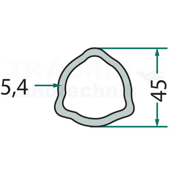 Profilrohr 1 m