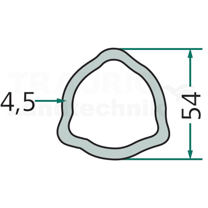 Profilrohr 1 m
