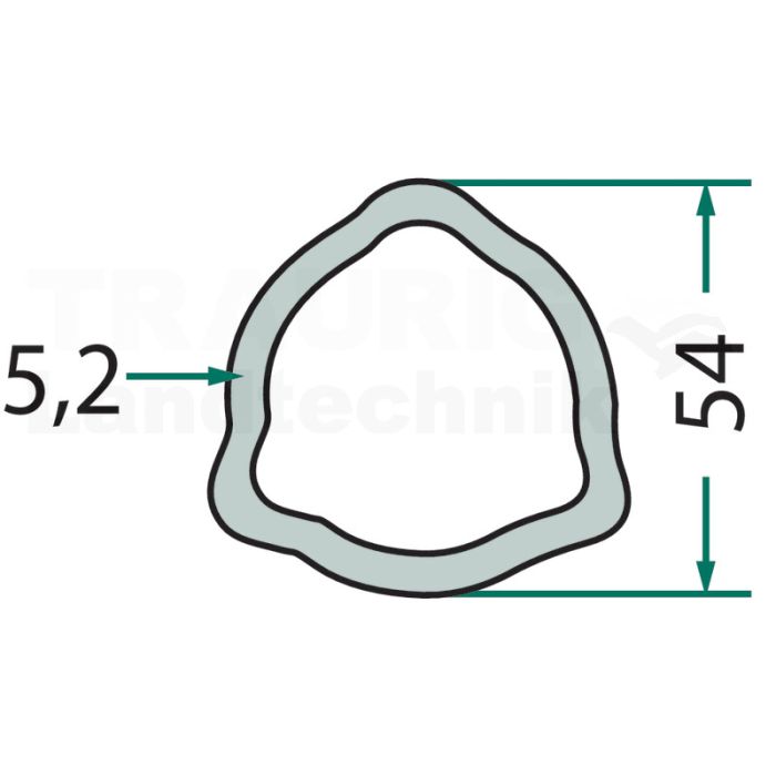 Profilrohr 1 m