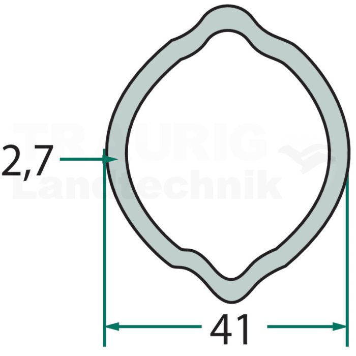 Profilrohr 1,5 m