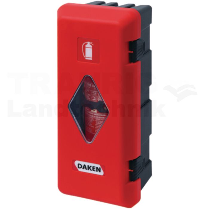 Feuerlöscherk rot/schwarz 310x671x247mm
