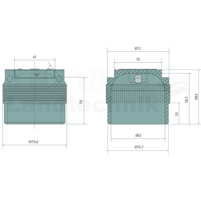Deckel M75x2 Deckel M75x2
