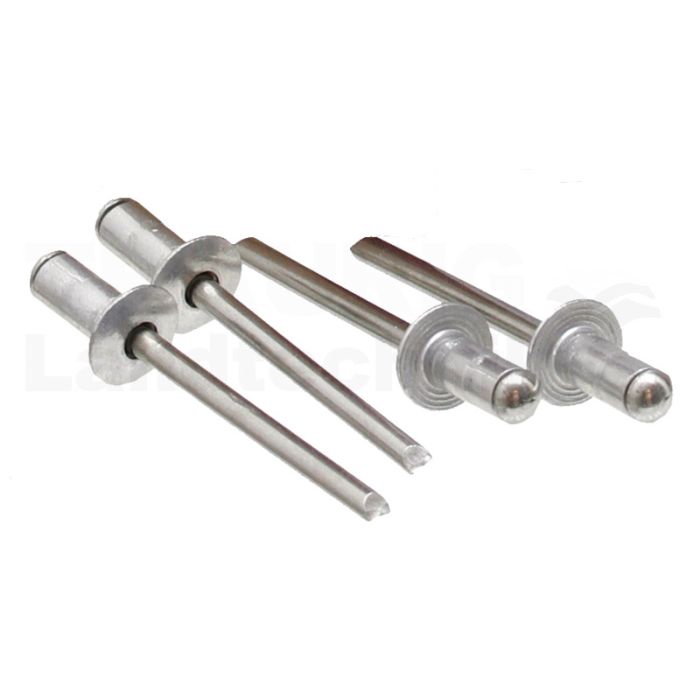 VPE500 Flachkopf-Blindniete 4,8x24,8 VPE500 Flachkopf-Blindniete 4,8x24,8