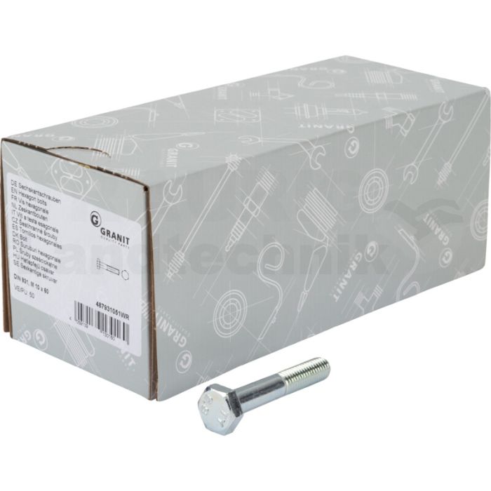 VPE50 Sechskantschraube M10x60 DIN 931