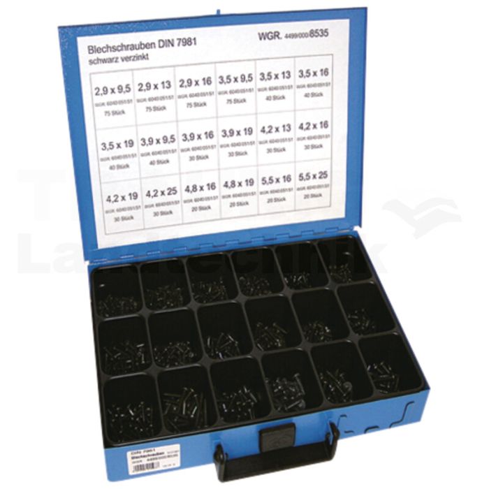 Sortiment Blechschrauben DIN 7981