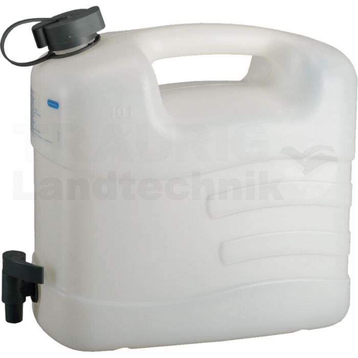 Wasserkanister PE 10l, mit Ablasshahn
